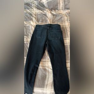 High waist cigarette skinny jeans